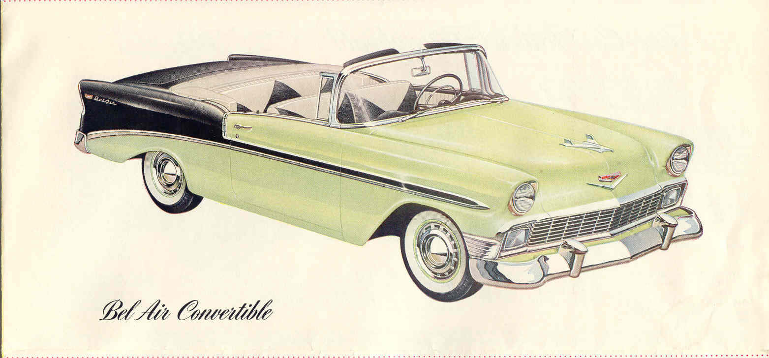 1956 Chevrolet Brochure Page 1
